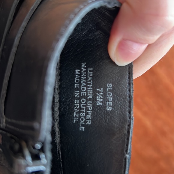 Matisse Brand Black Leather Bootie with Buckle, Size 7.5 - Picture 9 of 9